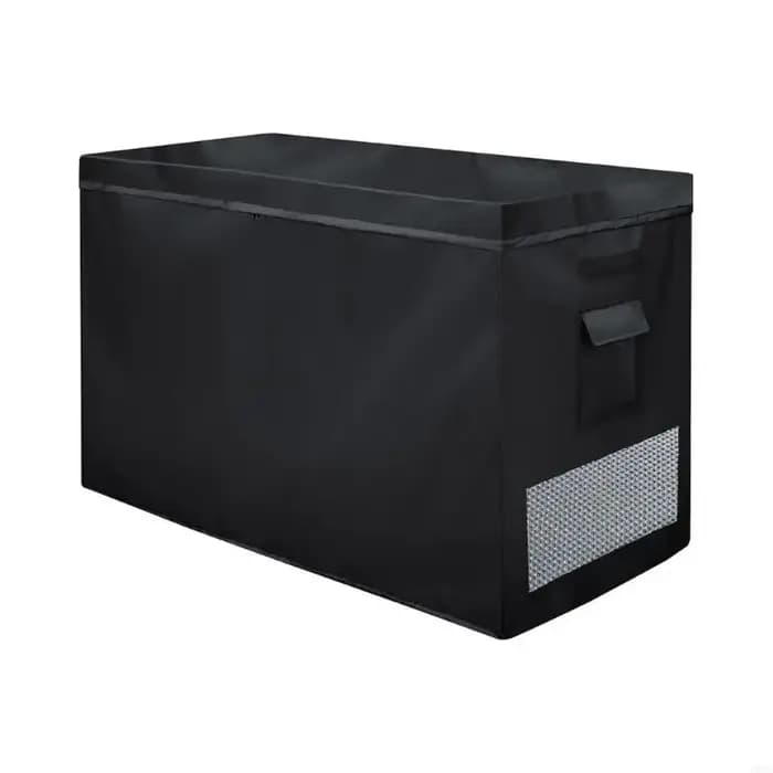 Housse imperméable anti-poussière pour congélateur coffre 14 à 16 pieds cubes avec ventilation à dou