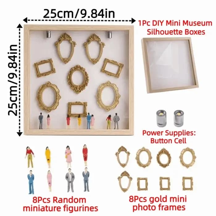 Boîte à Silhouettes DIY Mini Musée