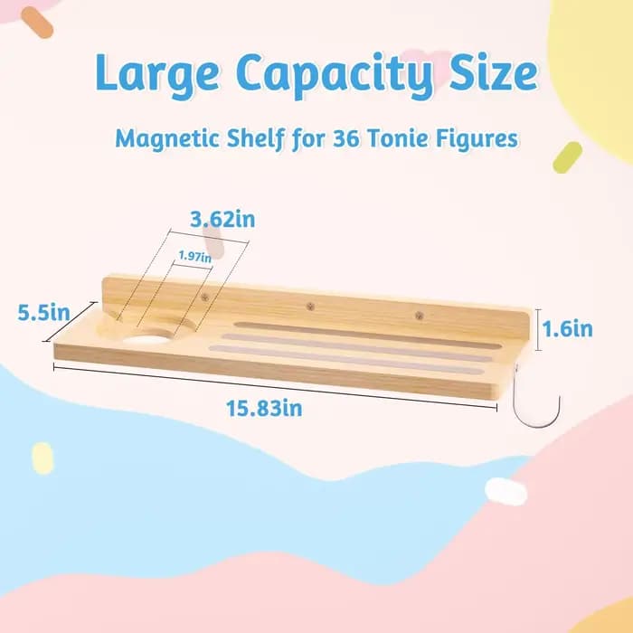 Étagère magnétique pour Tonies - Organisateur de figurines