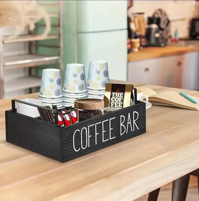 Boîte de rangement en bois