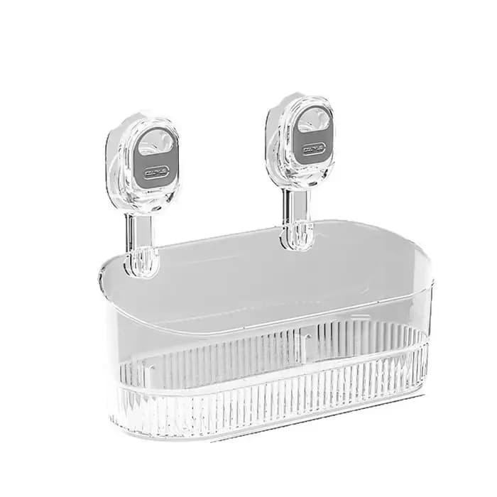 Étagère de salle de bain multifonctionnelle avec ventouse