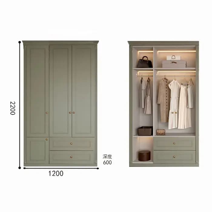 Armoire de style rétro américain