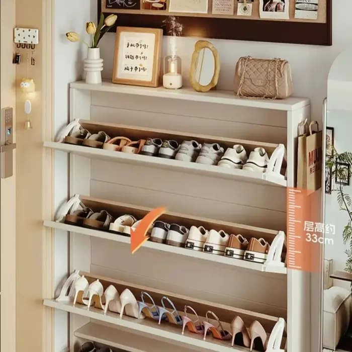 Organisateur de rangement pour chaussures d'entrée