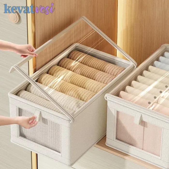 Boîte de rangement pliable pour vêtements