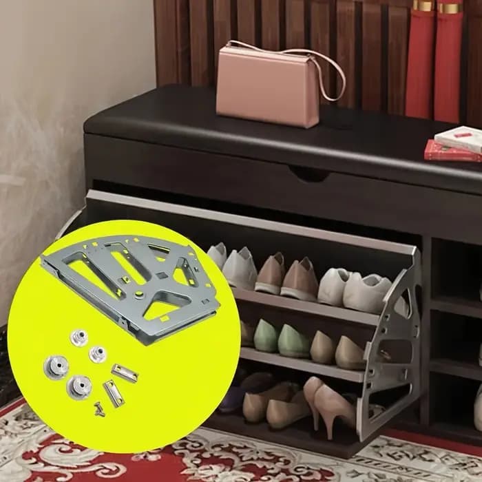 Accessoire pour étagère à chaussures - Connecteur à 3 niveaux
