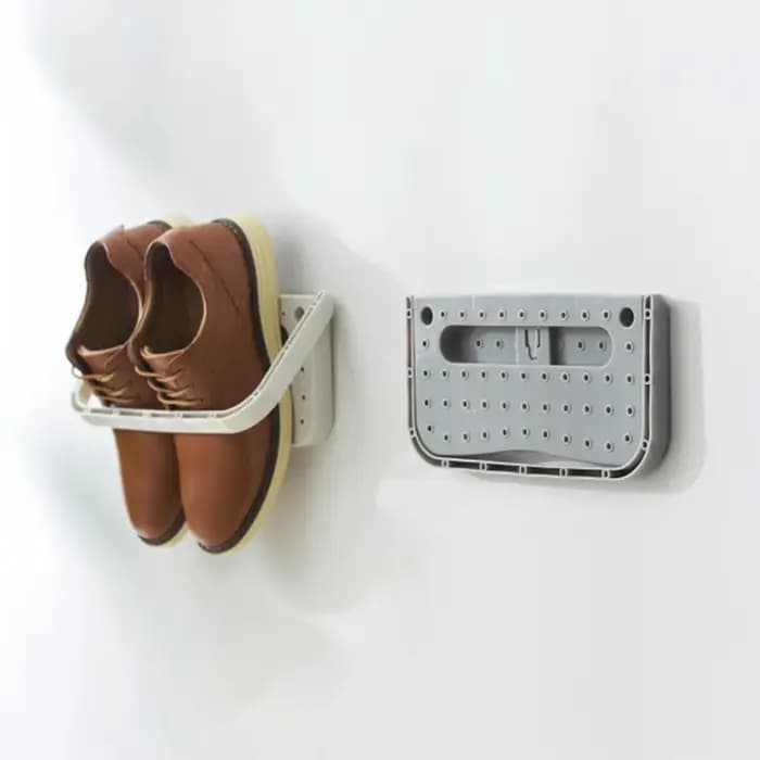 Étagère à chaussures simple en plastique