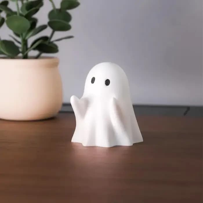Porte-stylo fantôme - Rangement de bureau en plastique mignon