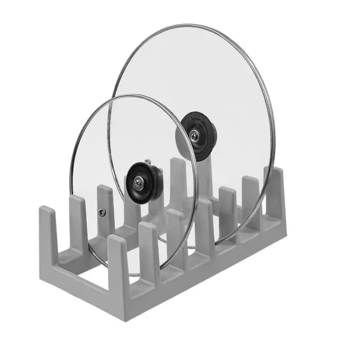 Étagère suspendue multifonctionnelle et peu encombrante compatible - Support pour couvercles de casseroles et égouttoir