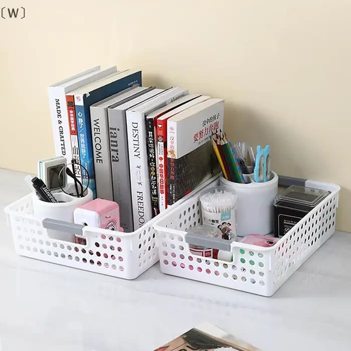 、1alwaHome Panier de rangement creux pour jouets et cosmétiques divers