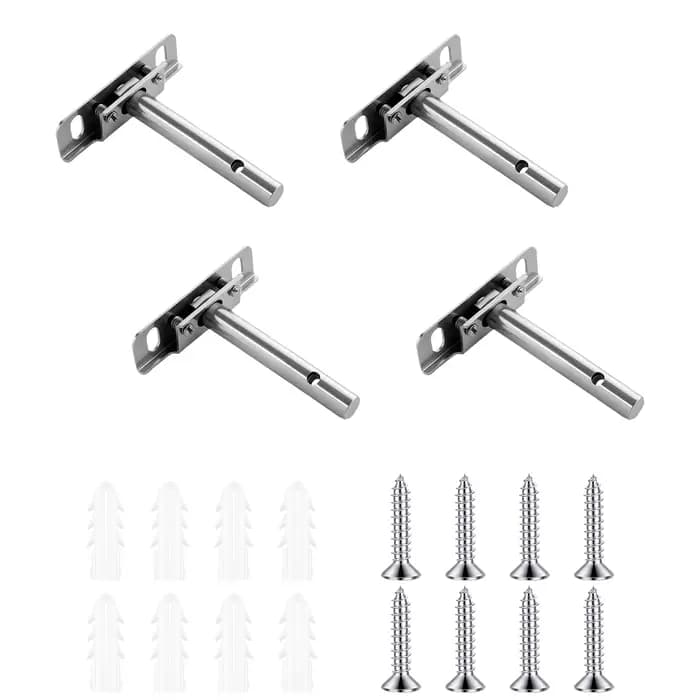 Étagère flottante invisible robuste avec supports dissimulés pour fixation murale, étagère de rangem