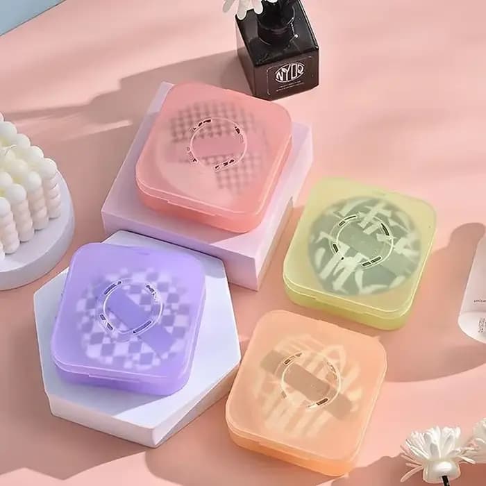 Boîte à coussin d'air portable avec éponge à poudre pour fond de teint BB Cream