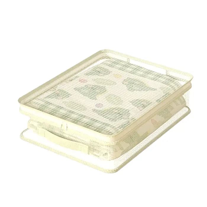 Ensemble de sacs de rangement quatre pièces pour draps de lit et housses de couette
