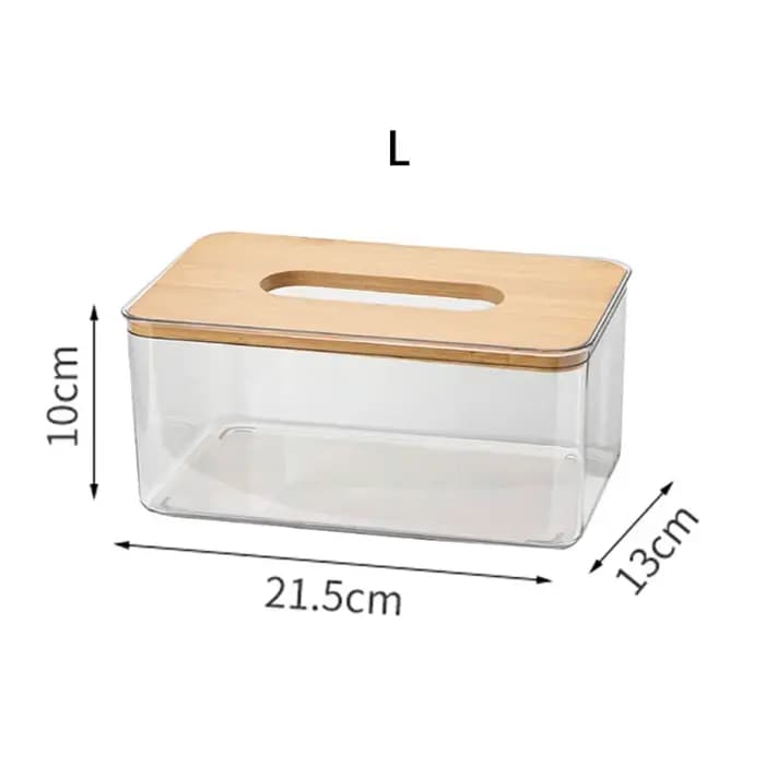 Boîte à mouchoirs transparente rectangulaire Simple, boîte en papier, porte-mouchoir carré, outils de stockage du papier, conteneur de stockage de mouchoirs