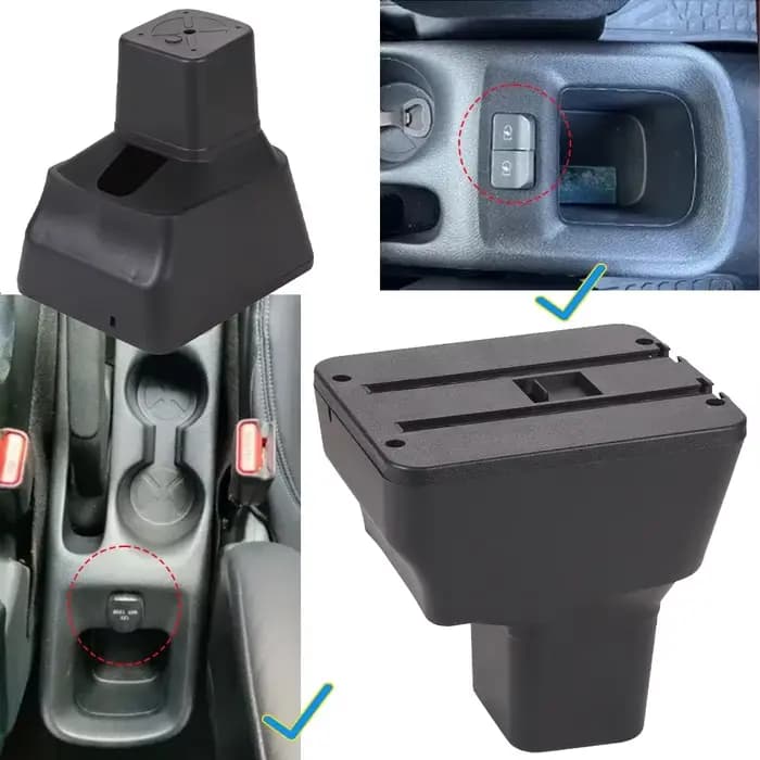 Boîte de rangement pour accoudoir de voiture Nissan Kicks