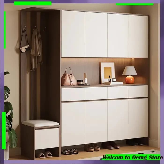 Armoire à chaussures multifonctionnelle élégante pour hommes