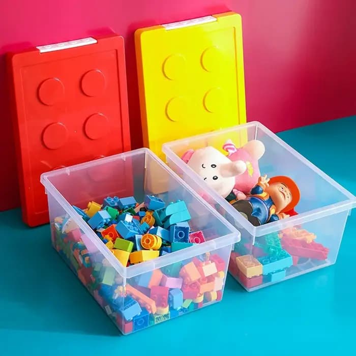 Boîte de rangement de blocs de construction pour enfants