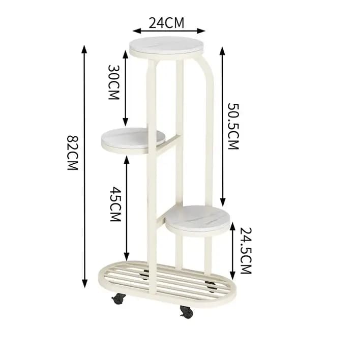 Support de fleurs d'angle pour rangement