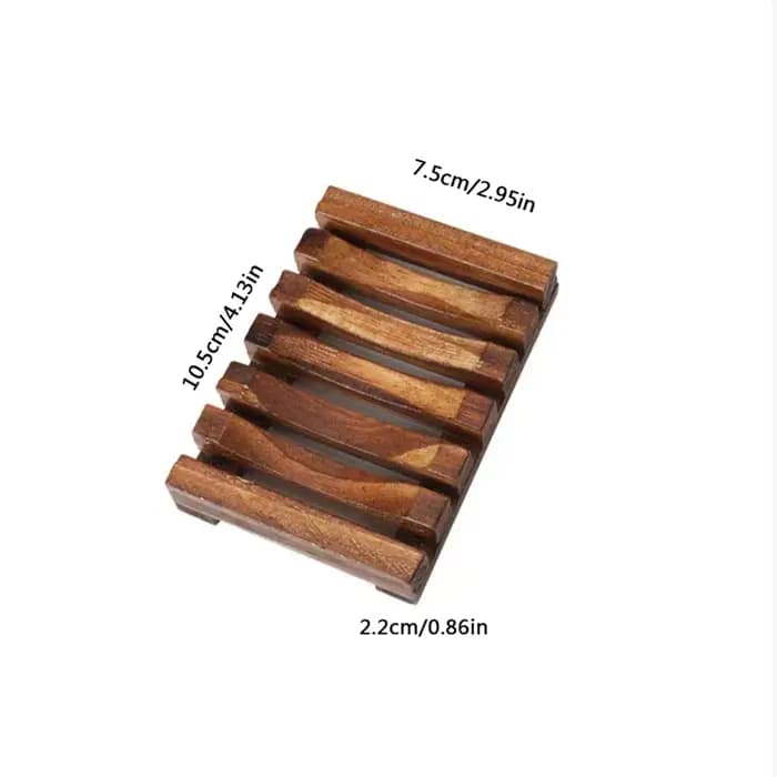 Boîte à Savon en Bois Naturel