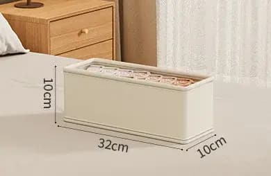 Boîte de rangement pliable pour vêtements, avec couvercle, boîte de rangement pour sous-vêtements, c