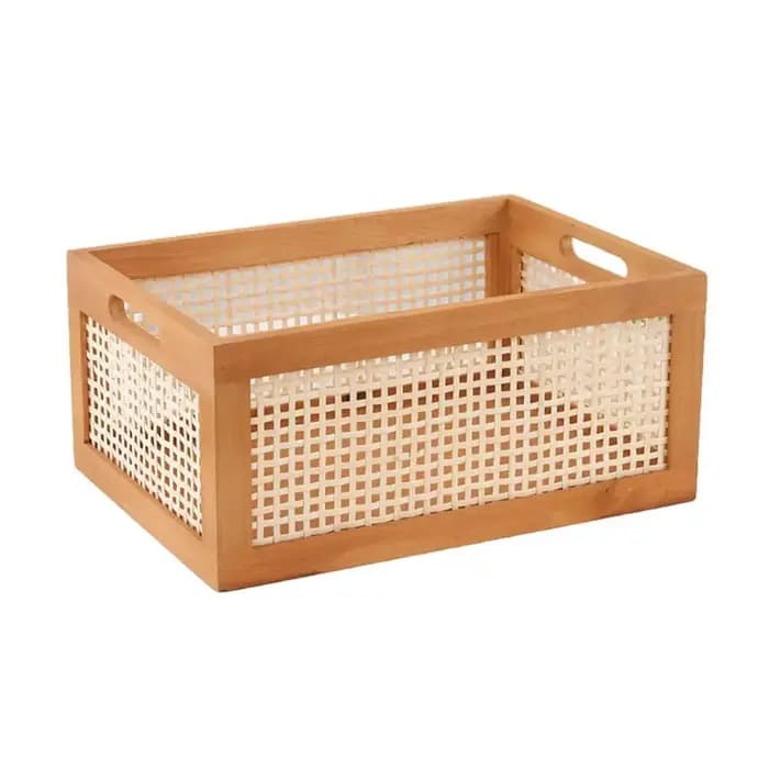 Boîte de rangement de style bohème