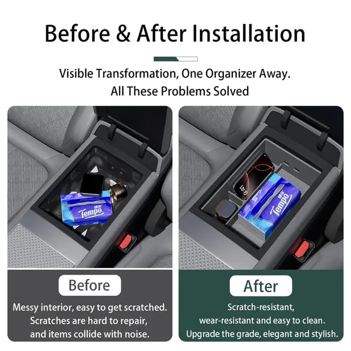 Boîte de rangement pour accoudoir pour Zeekr 7x 2026