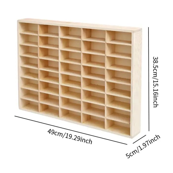 Boîte de séparation de rangement en bois