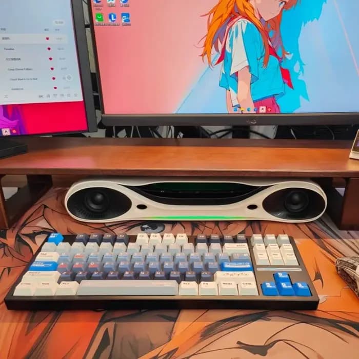 Support de rangement de bureau séparable en bois