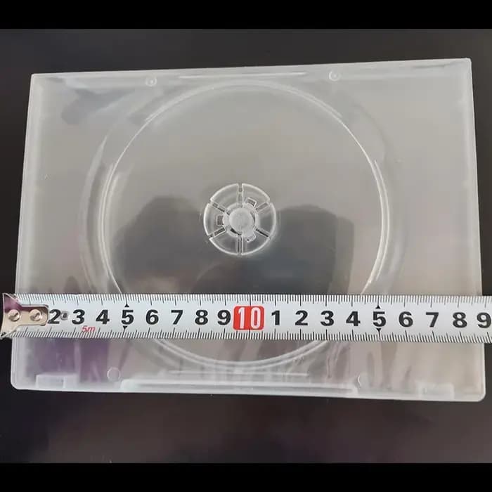 Boîte de rangement en plastique pour DVD, deux pièces, pour disque