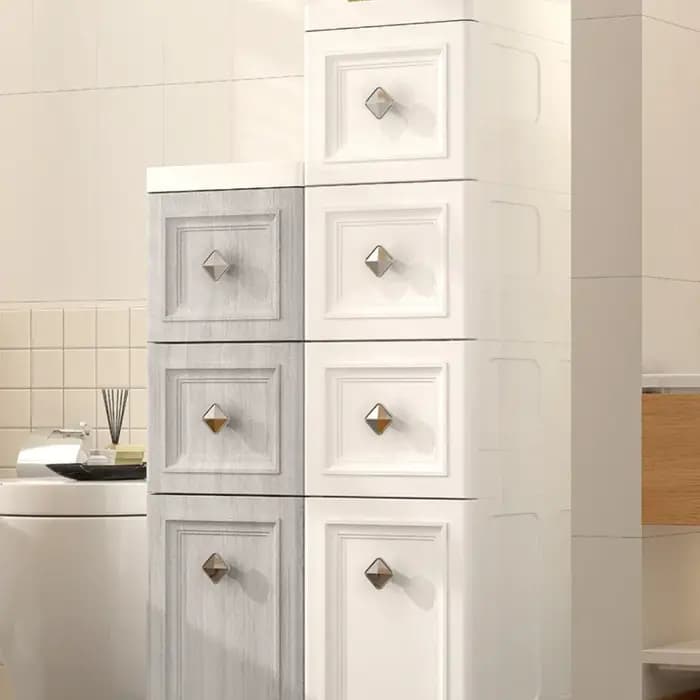 Armoire de rangement multifonctionnelle à fente étroite