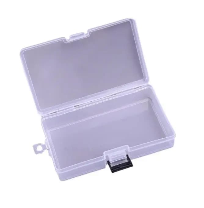 Boîte de Rangement Rectangulaire en Plastique PP avec Couvercle