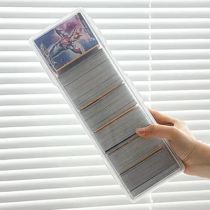 Boîte de rangement en plastique transparente