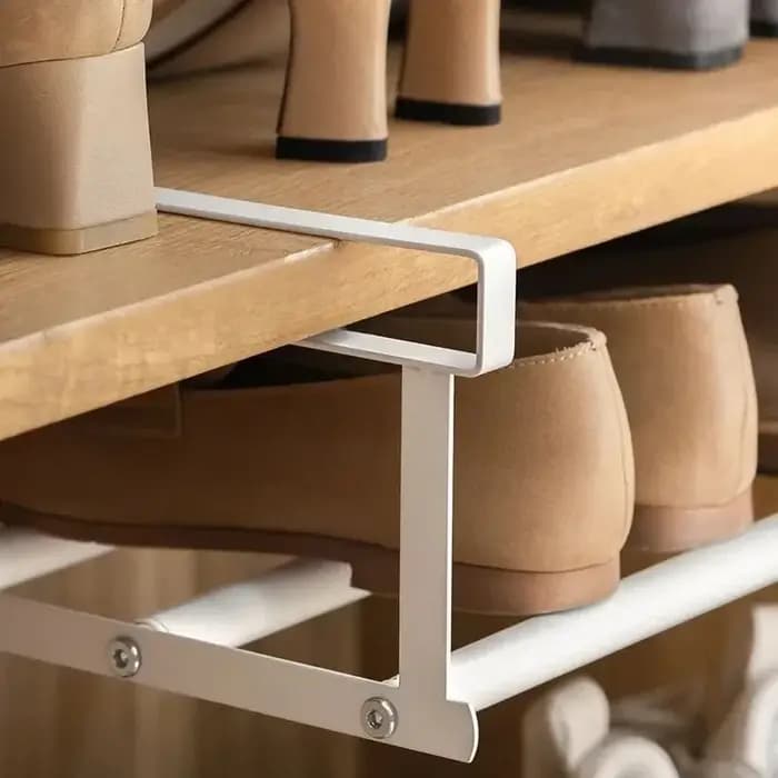 Étagère à chaussures réglable | Organisateur superposé peu encombrant pour armoires
