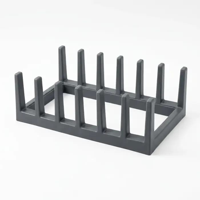 Étagère de rangement verticale en plastique PP sûr, support pour assiettes et couvercles, égouttoir