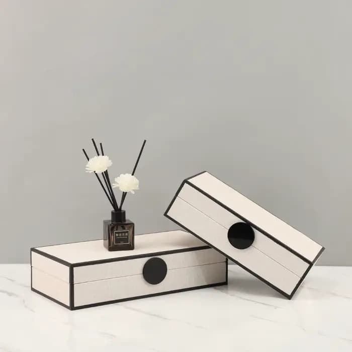 Boîte de rangement en bois