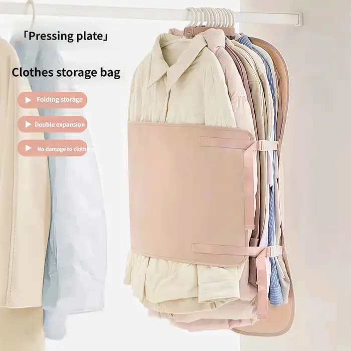 Sac de compression suspendu pour vestes et manteaux – Gain de place de 50 % – Accessoires de chambre à coucher – Organisateur de vêtements