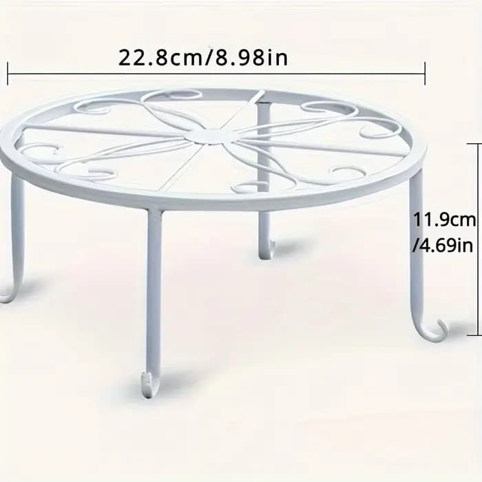 Support à fleurs universel multi-niveaux en fer forgé pour plantes succulentes et radis verts, idéal