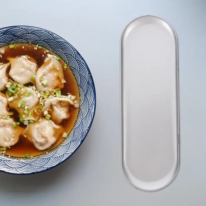 Boîte à Couverts Multifonctionnelle avec Couvercle pour Baguettes