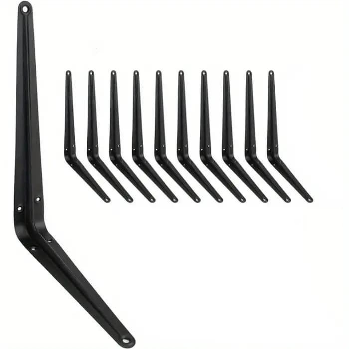 Supports d'étagère flottants en L de 8 pouces
