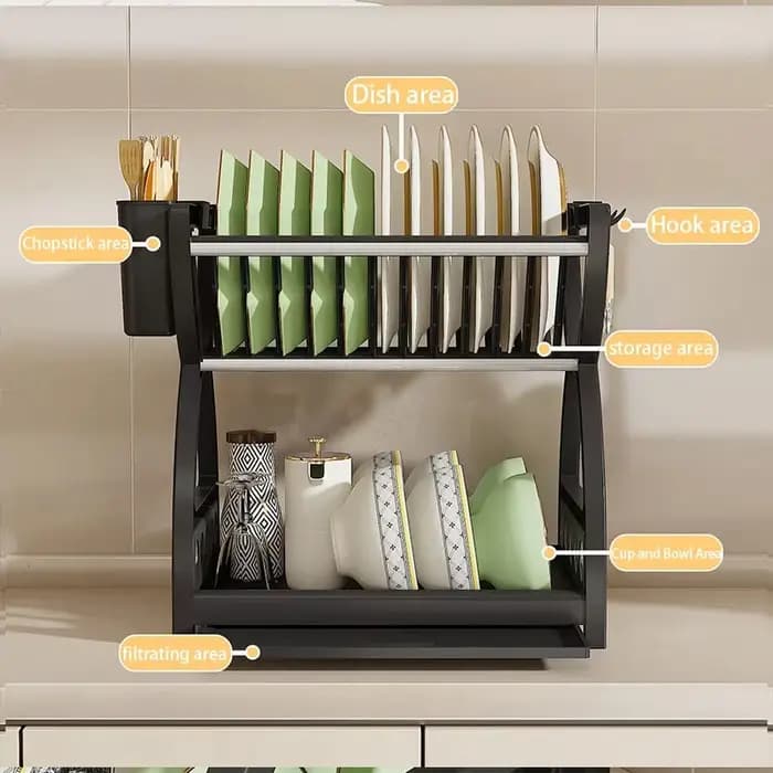 Étagère de rangement pour ustensiles de cuisine