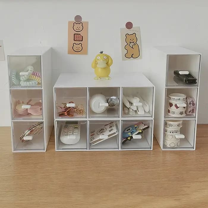 Boîte de rangement de sachets de thé à tiroir empilable