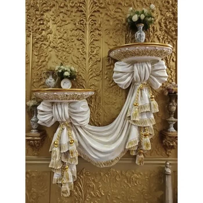 Étagère murale en résine pour salon moderne