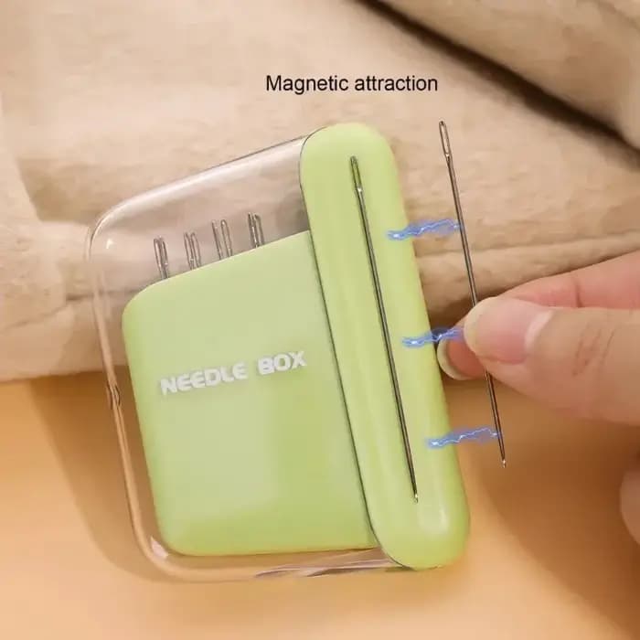 Nouvelle boîte à couture magnétique de luxe crème vent ménage de haute qualité maison