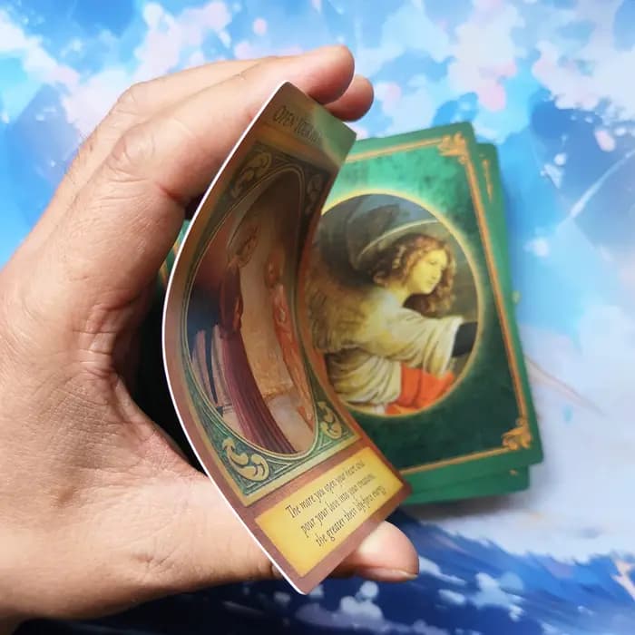 12 cartes Oracle de l'archange Gabriel de 8,7 cm avec boîte rigide