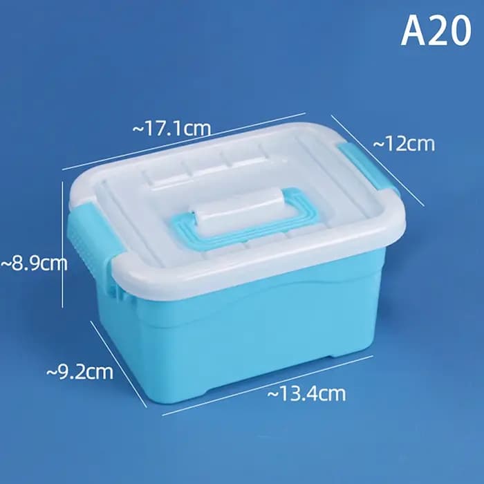 Boîte de rangement en plastique avec couvercle