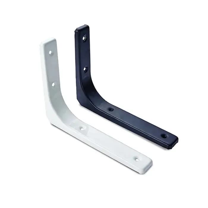 Supports d'étagère flottants en forme de L – Support mural robuste en acier inoxydable