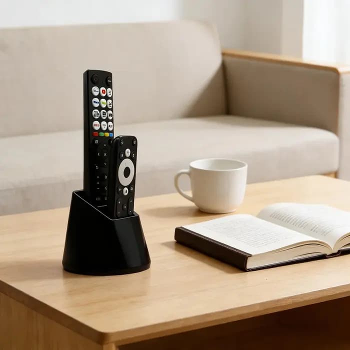 Support de rangement pour télécommande à double trou