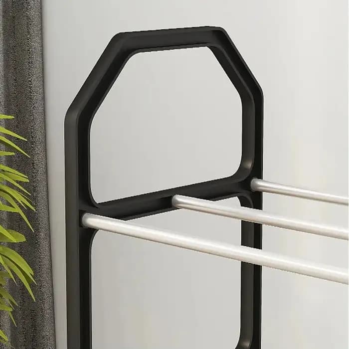 Étagère à chaussures créative simple à 4 niveaux - Armoire de rangement multifonctionnelle pour la maison/le dortoir