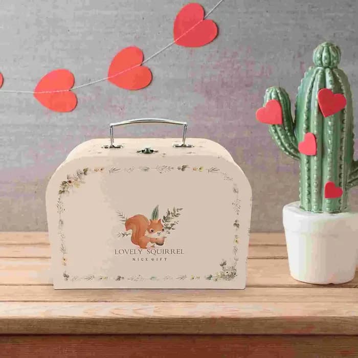 Boîtes de rangement de valises en papier portables