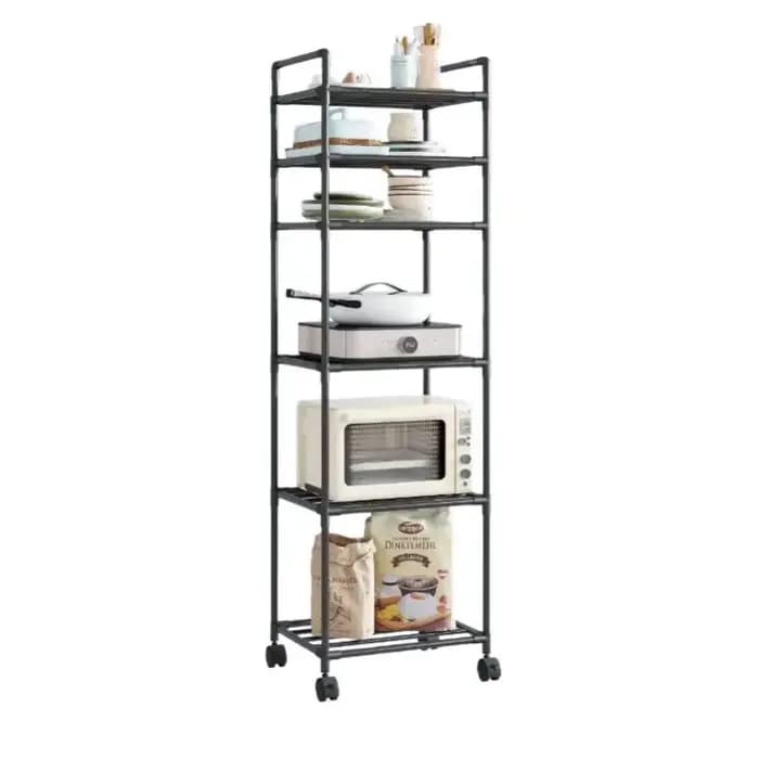 Meuble de rangement et étagère portable sur pied pour la maison - adapté à la cuisine