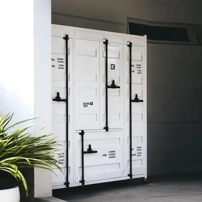 Support lourd luxe armoire métal artisanat extérieur appartement